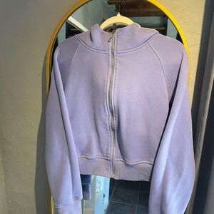 Lavender Zip-Up Hoodie